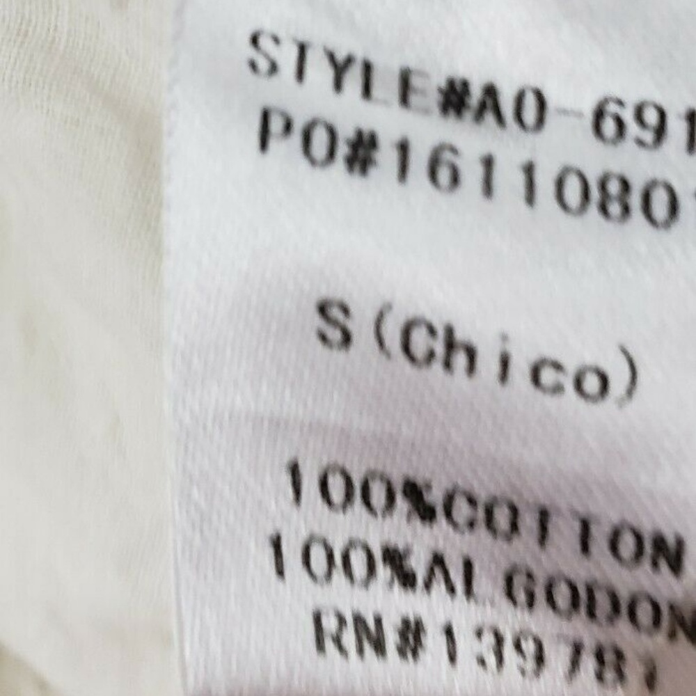 Alpha & Omega Asymmetrical Hem Ruffle Cotton Skirt Small S - Picture 4 of 6